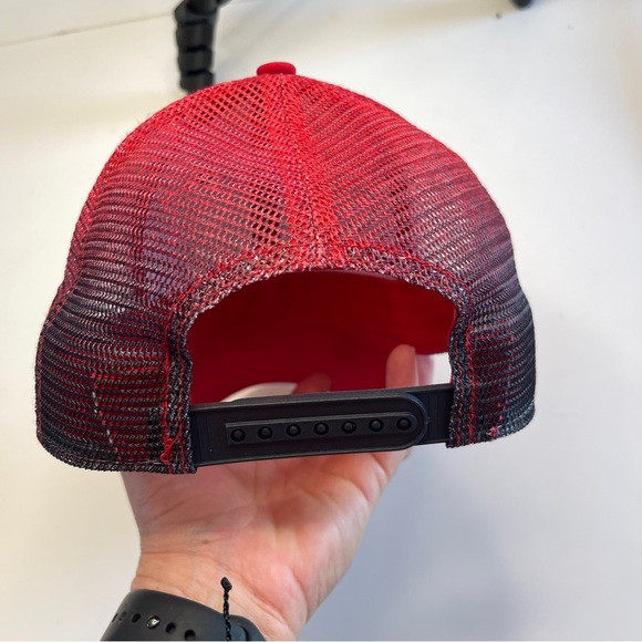 Anaheim Angles Nike Legacy 91 SnapBack Hat - Red And Blue Mesh Back Cap - MLB - Picture 4 of 8